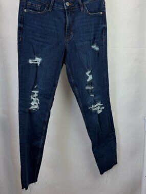 Super Skinny High-Rise Jeans Distressed